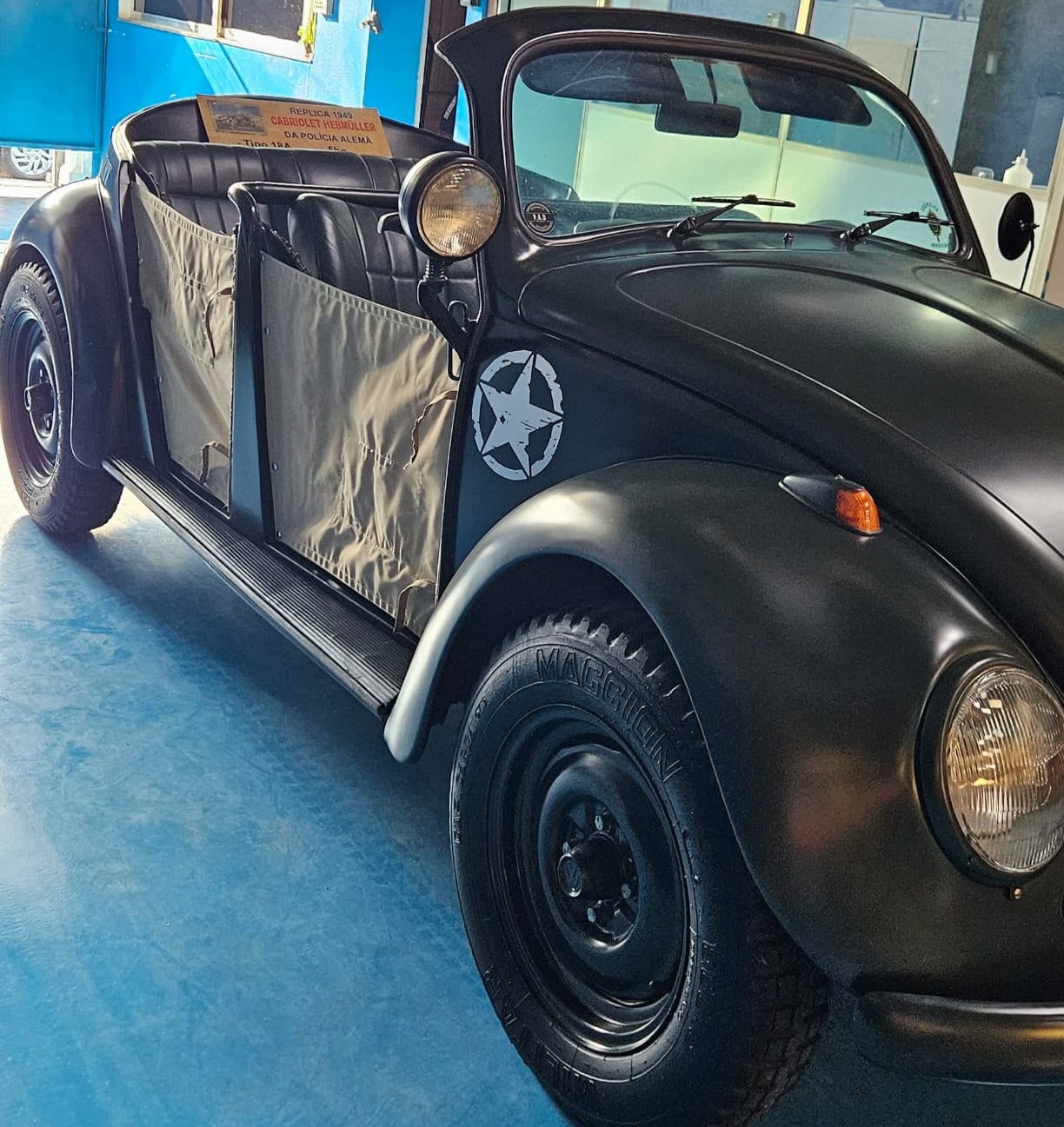 Vw Fusca Hebmuller Policia Alemã 1949 a venda | Garage84