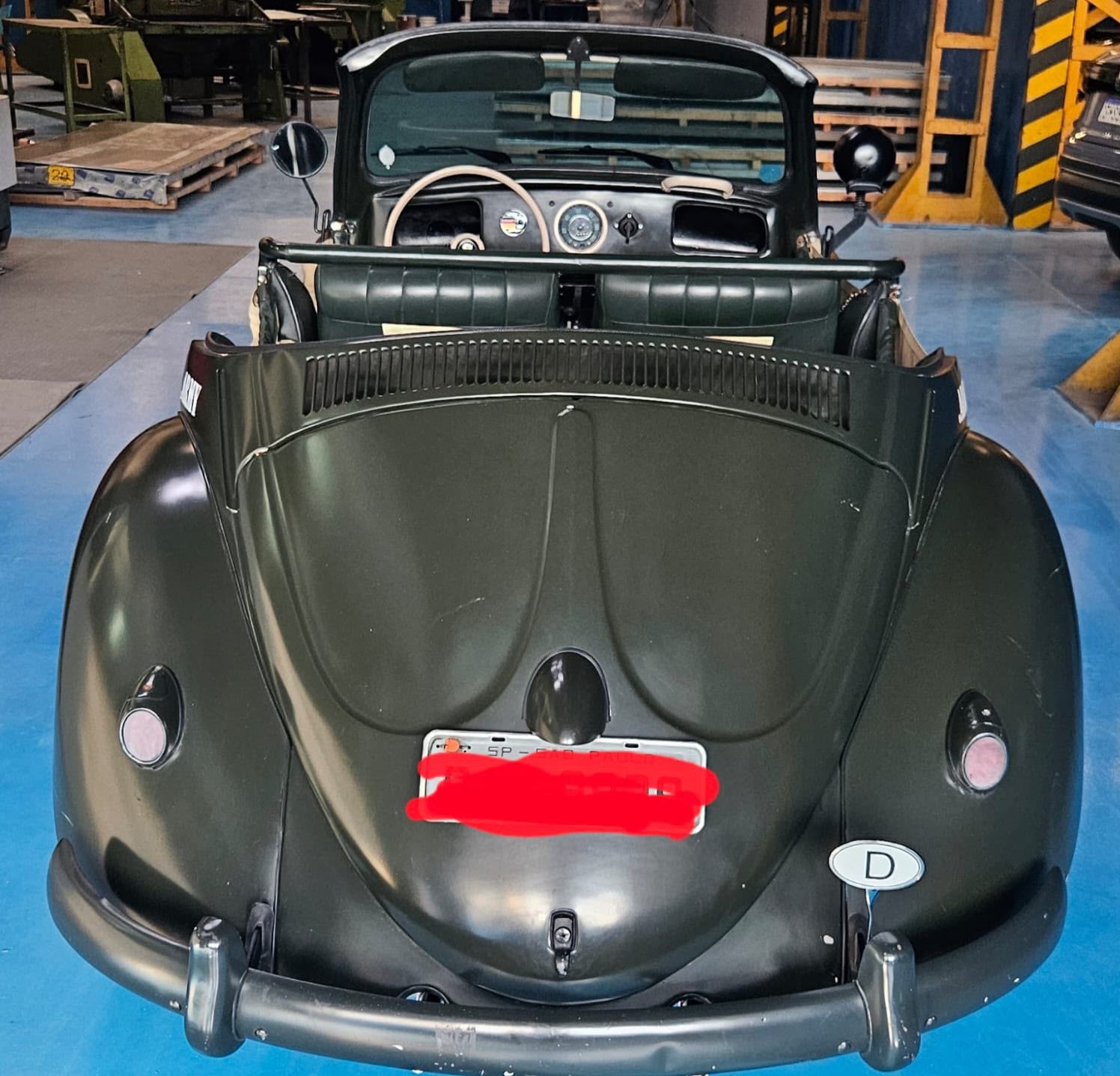 Vw Fusca Hebmuller Policia Alemã 1949 a venda | Garage84